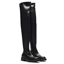 The Commander Stretch Thigh High Boots