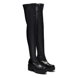 The Harmony Stretch Thigh High Boots