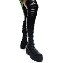 The Harmony Plus Size Thigh High Boots