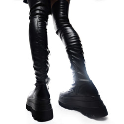 The Elevation Stretch Thigh High Boots