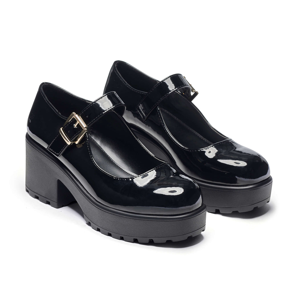 KOI TIRA Black Mary Jane Shoes 'Patent Edition'