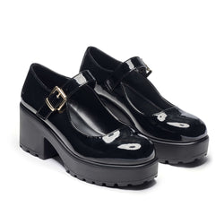 TIRA Black Mary Jane Shoes 'Patent Edition'