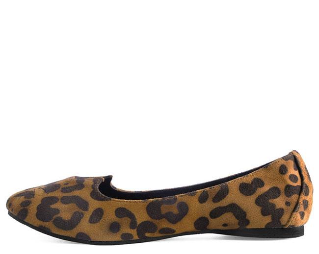 TUK-A9283L Leopard Sophistakitty Flat | Buy Sexy Shoes at Shoefreaks.ca