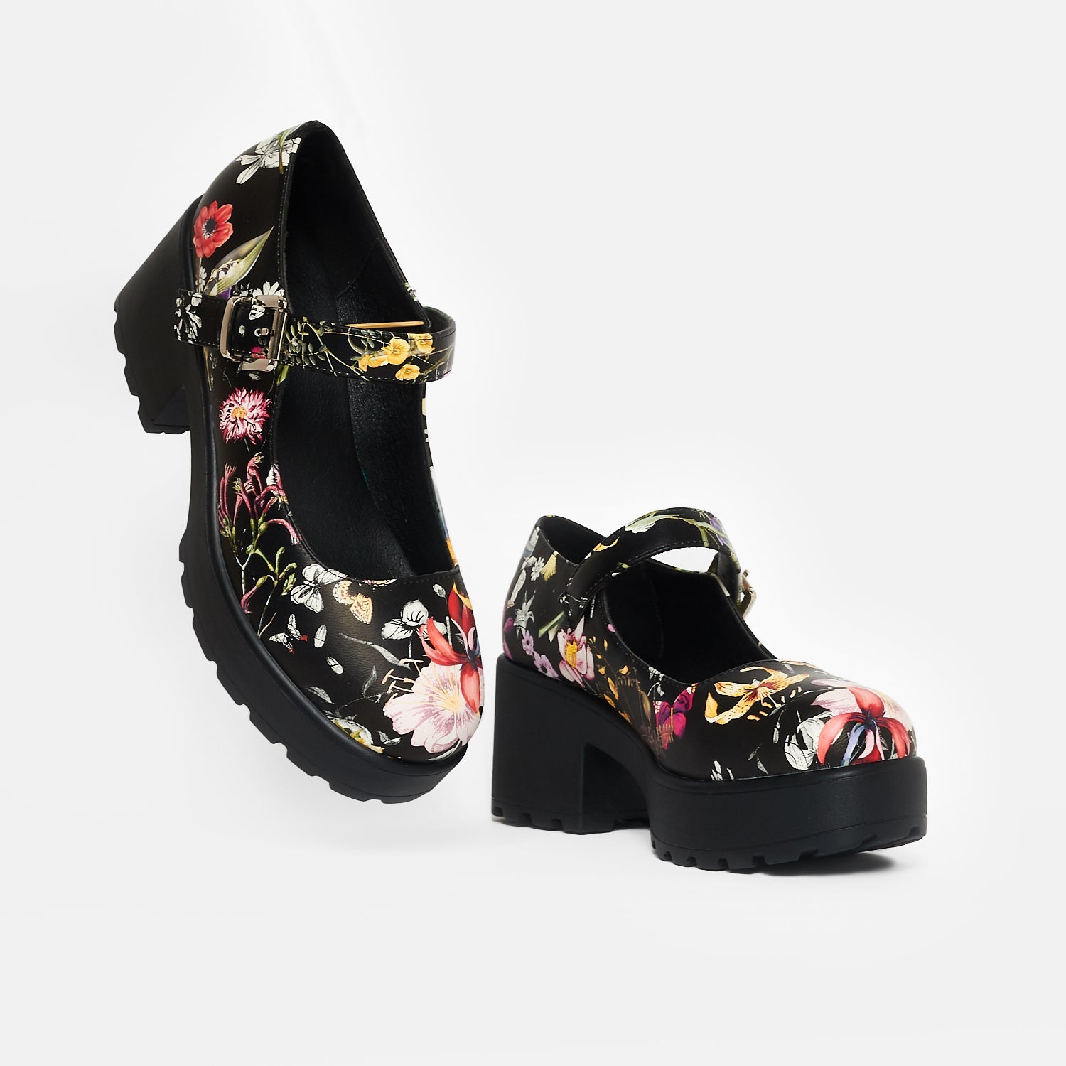 KOI Tira Mary Jane Shoes 'Floral Edition'